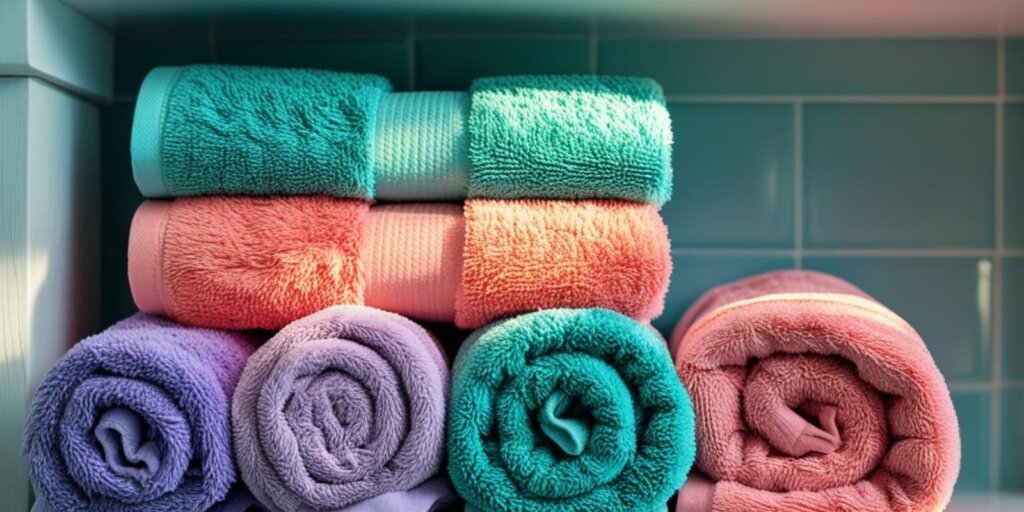 colored towels for girls dorm essentials